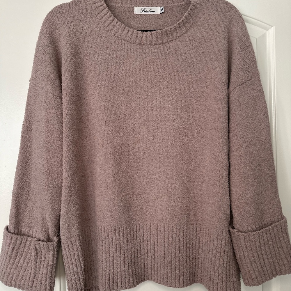 Purple Oversized Sweater